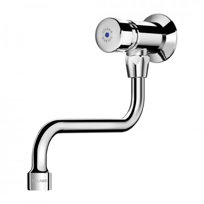 Delabie Tempostop bateria czasowa umywalkowa zaścienna do wody zmieszanej chrom 748150