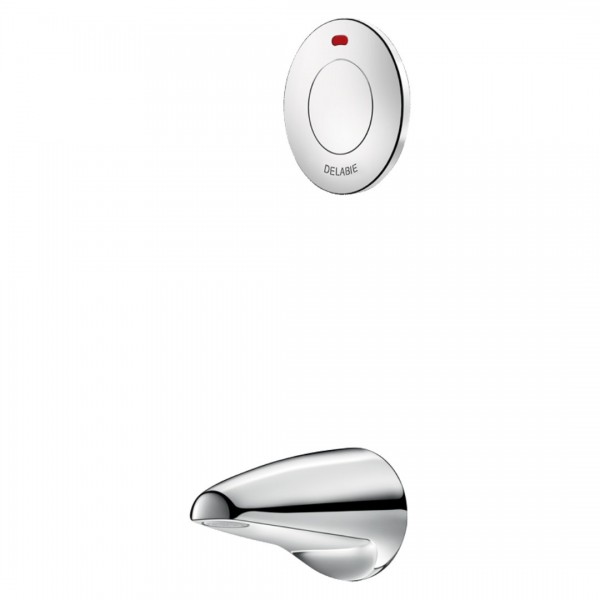 Delabie Tempostop TC bateria czasowa umywalkowa zaścienna do wody zmieszanej z antyblokadą chrom 748110