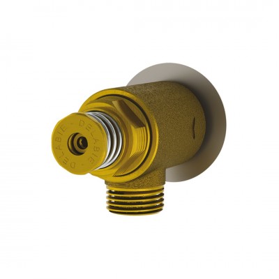 Delabie Tempostop bateria czasowa umywalkowa ścienna do wody zmieszanej chrom 748126