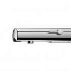 Delabie Tempomatic mix 4 bateria elektroniczna umywalkowa ścienna do wody zmieszanej zasilanie 230/12V chrom 493400