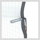 Delabie Tempomatic mix 4 TC bateria elektroniczna umywalkowa zaścienna z regulatorem temperatury zasilanie 230/6V chrom 493510