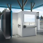 Delabie Tempomatic bateria elektroniczna umywalkowa zaścienna do wody zmieszanej zasilanie 230/12V chrom 441157