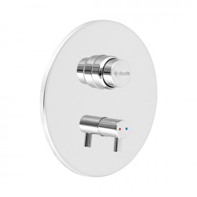 Deante Press bateria czasowa natryskowa podtynkowa z regulatorem temperatury chrom BBH_048P