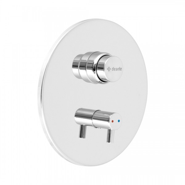 Deante Press bateria czasowa natryskowa podtynkowa z regulatorem temperatury chrom BBH_048P