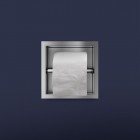 Oltens Grotta uchwyt na papier toaletowy wnękowy stal nierdzewna 81112100