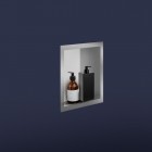 Oltens Grotta półka wnękowa 30x30x10 cm stal nierdzewna 97000100