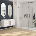 Oltens Grotta półka wnękowa 30x60x10 cm stal nierdzewna 97001100