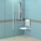 Delabie Securitherm zestaw natryskowy natynkowy termostatyczny aluminium H9635