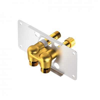 Delabie Element montażowy do przyłączy podtynkowych 714012