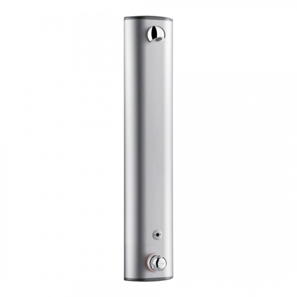 Delabie Securitherm zestaw natryskowy natynkowy elektroniczny z termostatyczny zasilanie 230/12 V aluminium 792400