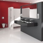 Delabie dozownik elektroniczny na mydło wiszący inox błyszczący 512066P