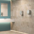 Delabie Binoptic dozownik elektroniczny na mydło stojący inox satynowy 512021S