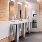 Delabie dozownik na mydło wiszący inox błyszczący 510580