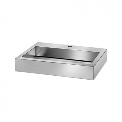 Delabie Aqueduto umywalka 70x44 cm wisząca inox satynowy 121150