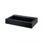 Delabie Aqueduto umywalka 70x44 cm wisząca inox czarny mat 120150BK