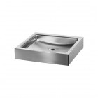 Delabie Unito umywalka 39,5x40,5 cm wisząca inox satynowy 120830