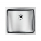 Delabie Unito umywalka 39,5x40,5 cm wisząca inox satynowy 120830