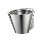 Delabie Mini Baila umywalka 31 cm okrągła wisząca stal nierdzewna satynowa 121180