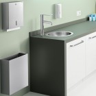 Delabie Hemi umywalka 31 cm okrągła wpuszczana stal nierdzewna satynowa 120470