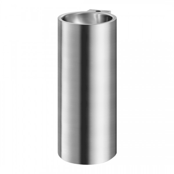 Delabie Unito umywalka 31 cm okrągła wolnostojąca stal nierdzewna satynowa 121720