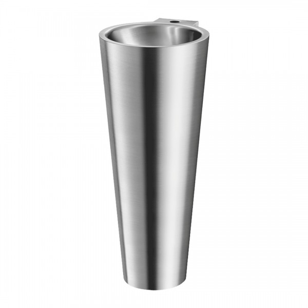 Delabie Baila umywalka 31 cm okrągła wolnostojąca stal nierdzewna satynowa 121170