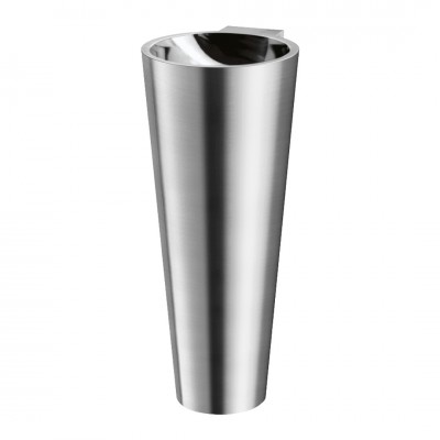 Delabie Baila umywalka 31 cm okrągła wolnostojąca stal nierdzewna satynowa 120172