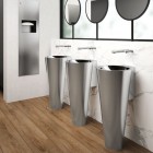 Delabie Baila umywalka 31 cm okrągła wolnostojąca stal nierdzewna satynowa 120172