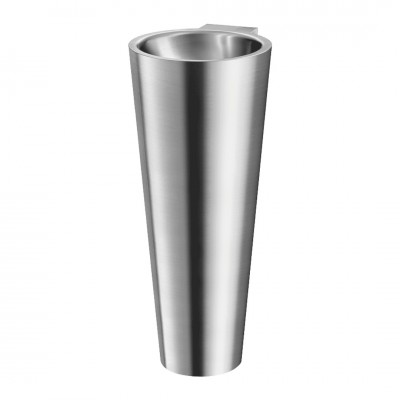 Delabie Baila umywalka 31 cm okrągła wolnostojąca stal nierdzewna satynowa 120170