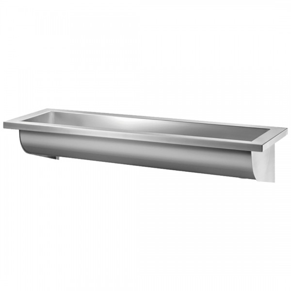 Delabie Canal umywalka 180x40 cm ścienna stal nierdzewna satynowa 120300