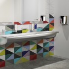 Delabie Canal umywalka 180x40 cm ścienna stal nierdzewna satynowa 122280