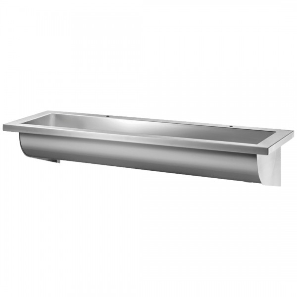 Delabie Canal umywalka 120x40 cm ścienna stal nierdzewna satynowa 121250