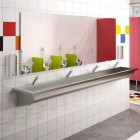 Delabie Canal umywalka 240x40 cm ścienna stal nierdzewna satynowa 121300