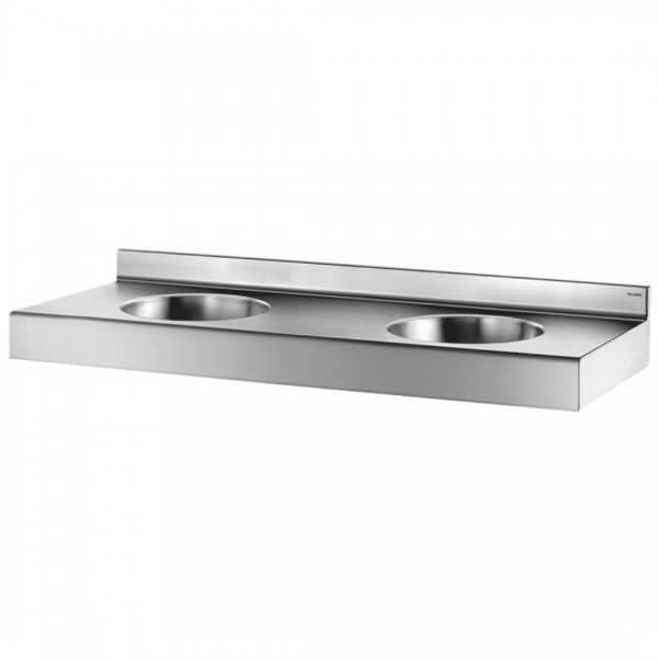 Delabie Duplo RP umywalka 120x50 cm ścienna stal nierdzewna satynowa 120390