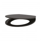 Delabie BCN deska WC wolnoopadająca Slim czarna 103419