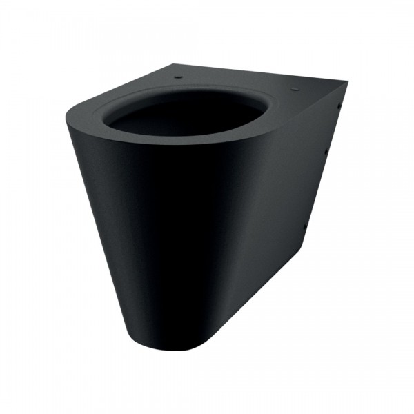 Delabie S21 S miska WC wisząca stal nierdzewna czarny mat 110310BK