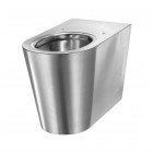 Delabie S21 P miska WC stojąca stal nierdzewna satynowa 110300