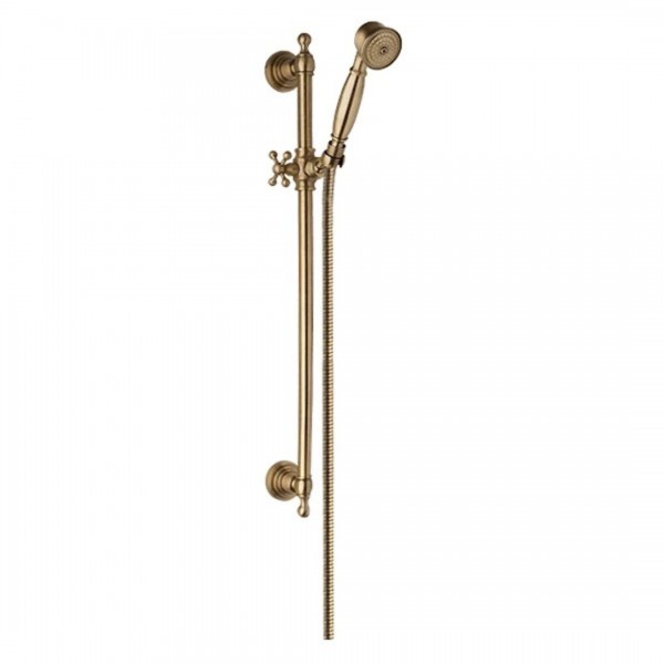 Demm Retro zestaw natryskowy L-700 mm RETRO I stare złoto 2049/BR