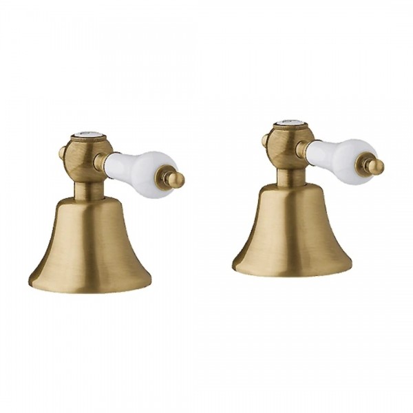 Demm Retro Etros bateria natryskowa podtynkowa stare złoto 2110/BR