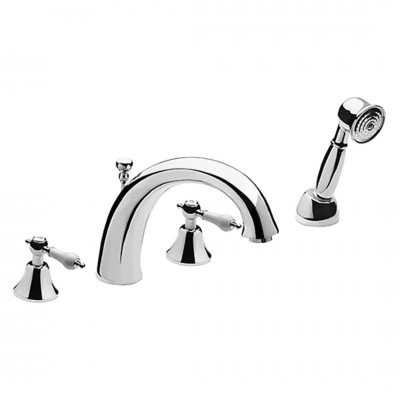 Demm Retro Etros bateria wannowa 4-otworowa chrom 2120/CH