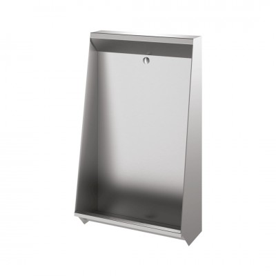 Delabie pisuar rynnowy 60 cm z dopływem z tyłu stal nierdzewna satynowa 130200