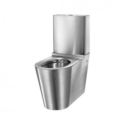 Delabie Monobloco S21 zestaw WC kompakt stal nierdzewna satynowa 110390