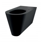Delabie 700 S miska WC wisząca dla osób niepełnosprawnych stal nierdzewna czarny mat 110710BK