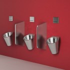 Delabie Liso przegroda międzypisuarowa stal nierdzewna satynowa 100590