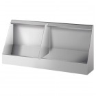 Delabie przegroda do pisuaru rynnowego stal nierdzewna satynowa 100900