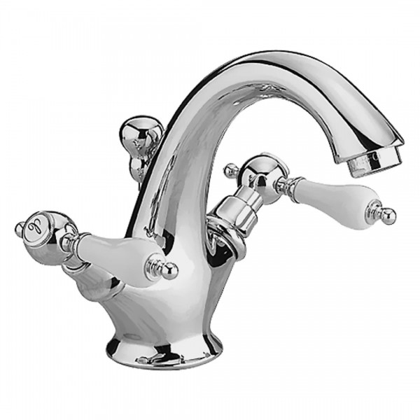 Demm Retro Etros bateria umywalkowa dwuuchwytowa chrom 2145/CH