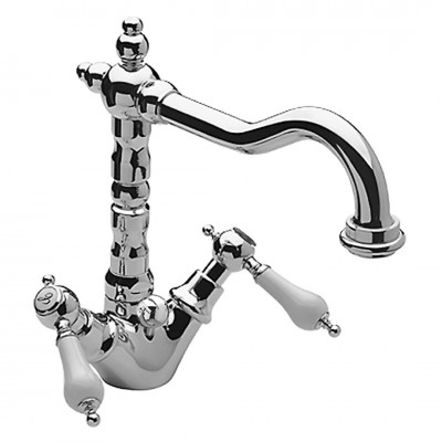 Demm Retro Etros bateria umywalkowa wysoka chrom 2152/CH