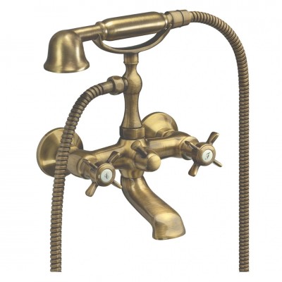 Demm Retro Victorian bateria wannowa stare złoto 2210V/BR