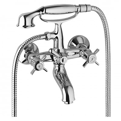 Demm Retro Victorian bateria wannowa chrom 2210V/CH