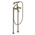 Demm Retro Victorian bateria wannowa wolnostojąca stare złoto 2210VFS/BR