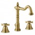 Demm Retro Victorian bateria umywalkowa 3-otworowa stare złoto 2252V/BR